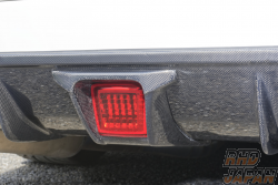 Takero's typeZERO Rear Bumper Spoiler Optional Parts LED Back Fog Lamp - Stagea C34