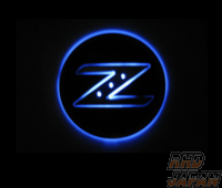 Datsun Freeway LED Side Fender Emblem Set Type D Green Illumination - Fairlady Z Z33