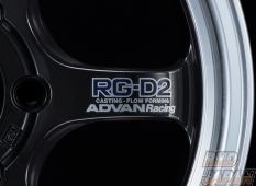 YOKOHAMA Advan Racing RG-D2 for Hiace Spoke Sticker - Silver 17