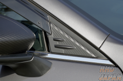 AutoExe BP-06S Styling Kit Carbon A Pillar Garnish Set - Mazda3 Fastback