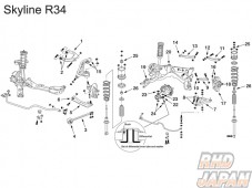 Nismo Rear Lower A-Arm Standard Set - S14 S15 R33 R34 WC34