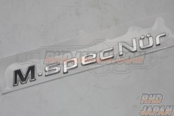 Nissan OEM M Spec NUR Emblem BNR34