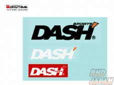 Okuyama Dash Logo Sticker - L Size Black