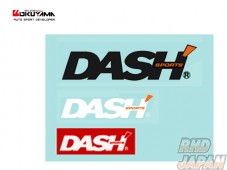 Okuyama Dash Logo Sticker - S Size White