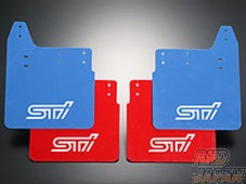 STI Mud Flaps Rear Red - GDA GDB