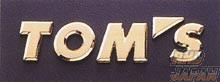 TOM'S Emblem 24 Gold Plate