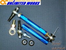 Unlimited Works Rear Adjustable Toe Control Rod - Hard Lancer Evolution IV ~ X