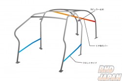 Okuyama X URAS Collaboration Roll Cage ER34 4-Door 9-Point