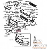 Mitsubishi OEM Front License Plate Guide - CT9A