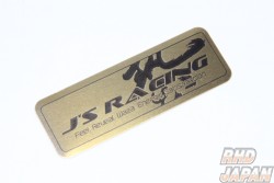 J's Racing Waza Metal Emblem - Gold