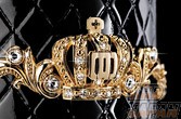 Garson D.A.D. Luxury Drink Holder Gold Black Diamond - Type Crown