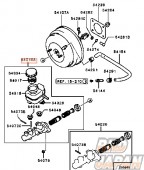 Mitsubishi OEM Brake Master Cylinder Assembly Anti-Skid - Lancer Evolution CT9A
