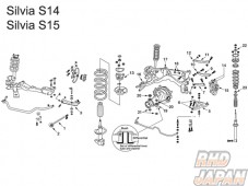 Nismo Rear Upper Link Set Rear - S14 S15 R33 R34 WGC34 WGNC34
