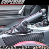 Superior Auto Creative Carbon-Look Side Brake Boot Black Stitch - ZN6 