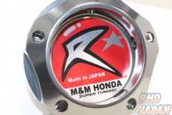 M&M Honda Oil Filler Cap Gunmetal Silver - Honda M32/M33 X P3.5