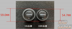 MOMO Horn Button - Grey