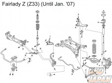 Nismo Reinforced Rear Radius Rod Bush Body Side - Z33 CPV35