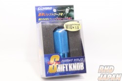 Okuyama Carbing Shift Knob High Grip Aqua Blue - M10x1.50