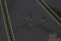 Car Make T&E Vertex Leather Shift Boot Black Gold - SXE10