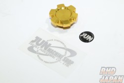 JUN Auto Oil Filler Cap Gold - Subaru M42 X P4.5