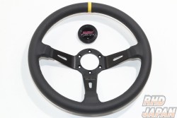 Juran Racing Steering Wheel - Sprint Series 350 X 65mm Dimple with Juran Logo Horn Button