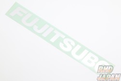 Fujitsubo Large Sticker - Metallic White
