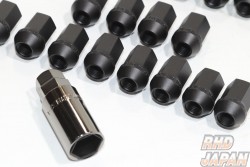 T-Demand Pro Nut Lug Nut Set - Black M12×P1.5 20 Piece