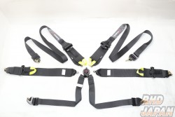 Cusco Seat Belt Racing Harness - 6-Point FHR Device Black