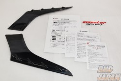 Monster Sport C-Pillar Garnish Unpainted ABS - Swift Sport ZC33S Swift ZC13S ZC43S ZC53S ZD53S ZC83S ZD83S