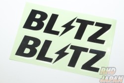 Blitz Logo Sticker Black - 150mm