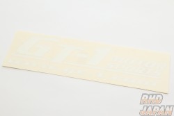 GT-1 Motorsports Cut Lettering Sticker Large White