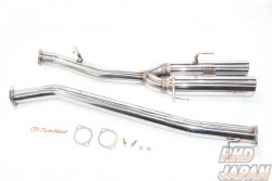 Reinhard #2 Dual Muffler Exhaust System All Stainless for Circuit Type - ER34 Turbo 4 Door