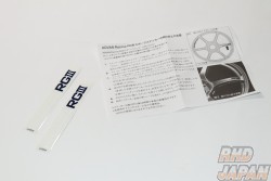 YOKOHAMA Advan Racing RGIII Sticker - White