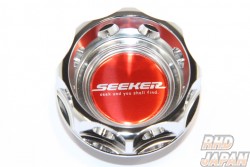 Seeker Ultra Light Weight Oil Filler Cap - Shiny Silver Honda M32/M33 X P3.5