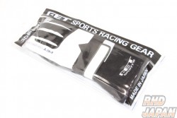 FET Sports 3D Racing Gloves - Black White Large