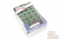 Work Wheels Japan Light Weight Racing Lug Nuts Set M12x1.25 - Green