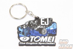 Tomei Genesis Engine Silicone Rubber Keychain - EJ20 EJ25 EJ26