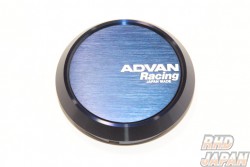 YOKOHAMA Advan Racing Center Cap Flat 63mm - Blue Almite