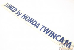 Feel's Tuned By Honda Twincam Sticker Small - 8x77cm Navy Blue