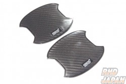 STI Door Handle Protector Set Black Carbon Weave Pattern - BRZ ZC6 ZD8 86 ZN6 GR86 ZN8