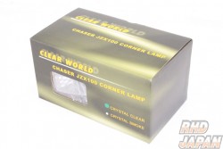 Clear World Front Crystal Corner Lamp Clear - JZX100 Chaser