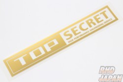 Top Secret Sticker Small - Gold