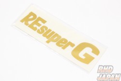 RE-Amemiya 14cm Super G Sticker - Gold