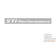 STI STI Performance Sticker - White