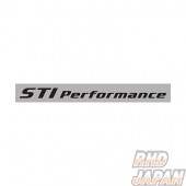 STI STI Performance Sticker - Black