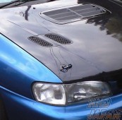 Charge Speed Bonnet Air Duct Outlet Type Carbon Fiber - GC8 GF8 Version 3-6