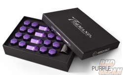 T-Demand Pro Nut Lug Nut Set - Purple M12×P1.5 20 Piece