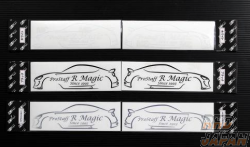 R-Magic ProStaff R Magic 86/BRZ Silhouette Sticker Right Hairline Silver - 86 ZN6 BRZ ZC6
