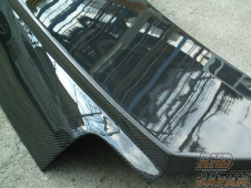 CARSHOP F1 Flat Rear Trunk Type 2 Carbon Fiber Plain Weave - Skyline BCNR33