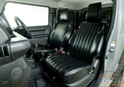 Showa Garage Seat Cover Old Black Front & Rear Set - Jimny JB64W Jimny Sierra JB74W